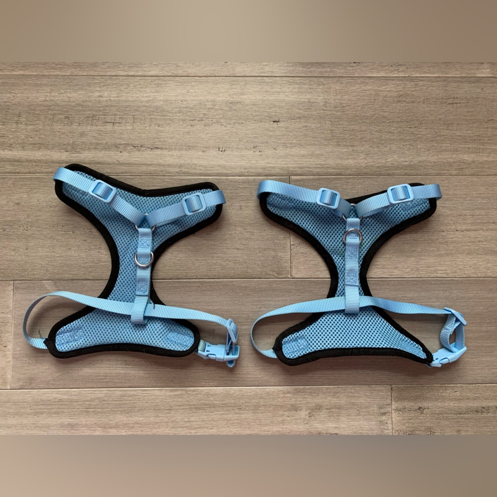 Set of 2 dog harnesses